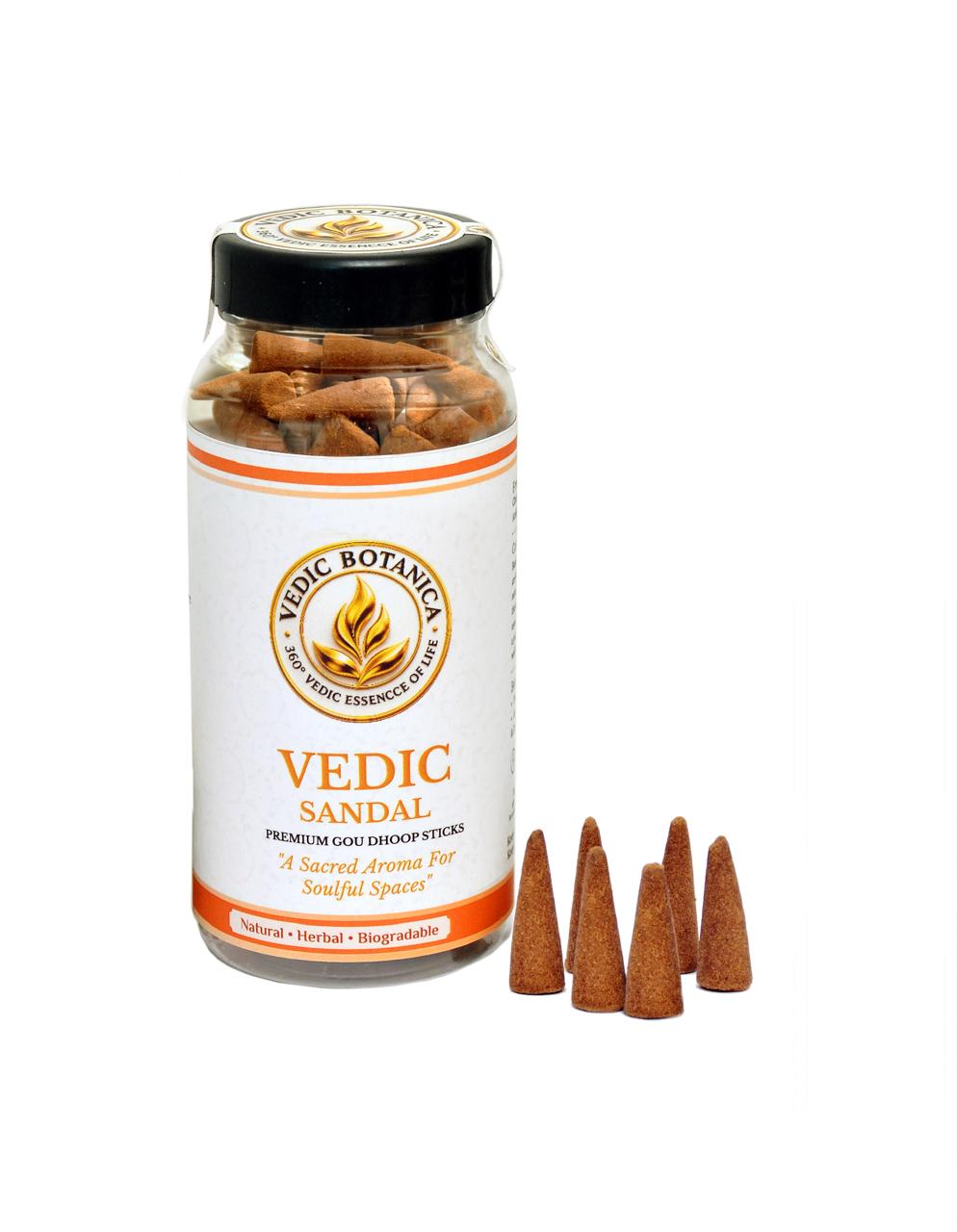 VEDIC Sandal Dhoop Cones