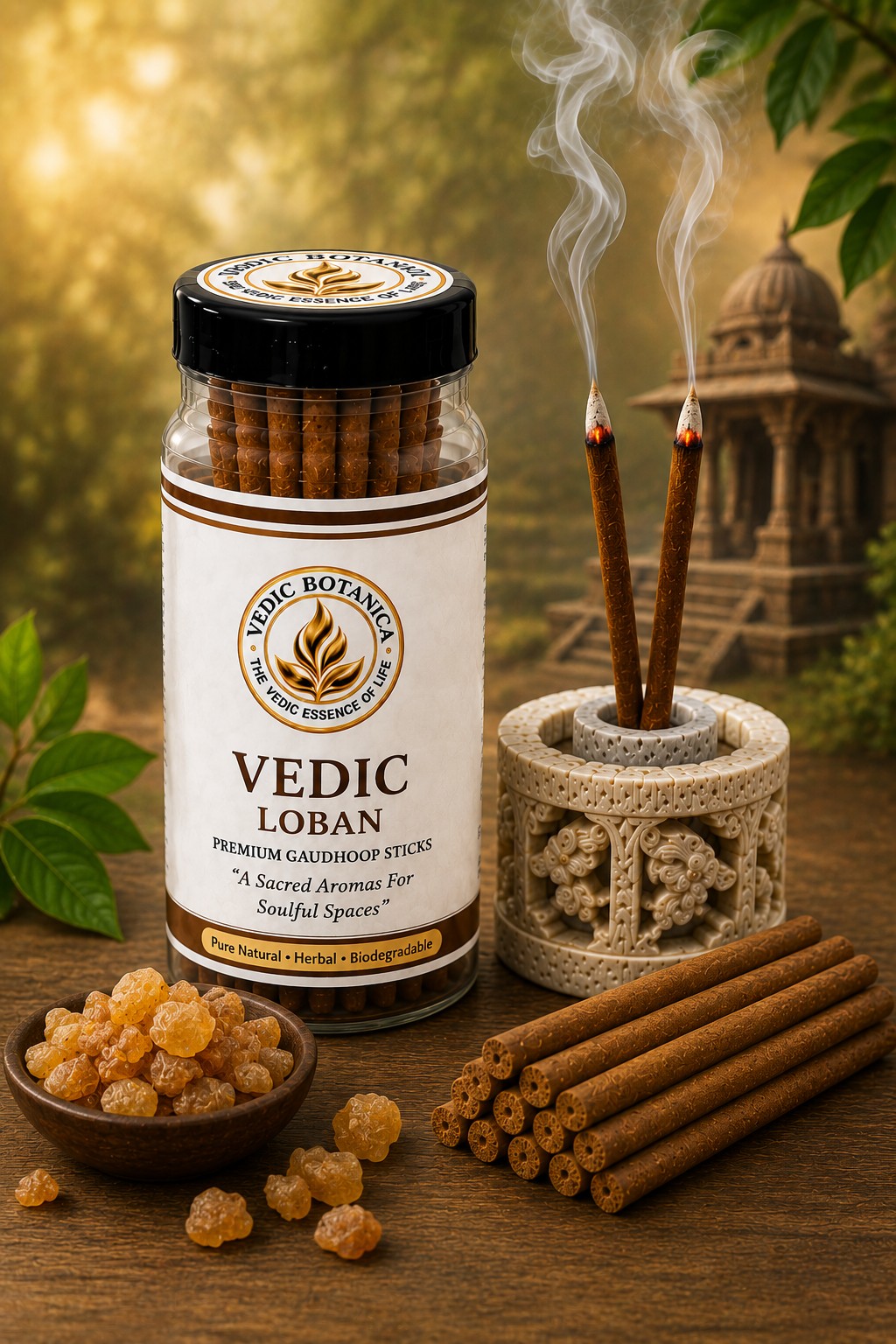 VEDIC Loban Bambooless Dhoop Sticks