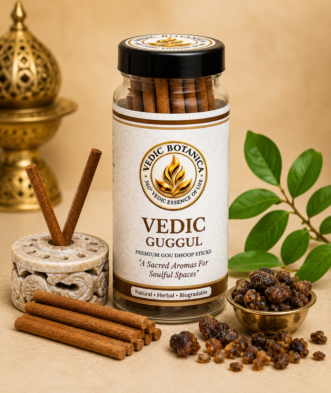 VEDIC Guggul Bambooless Dhoop Sticks