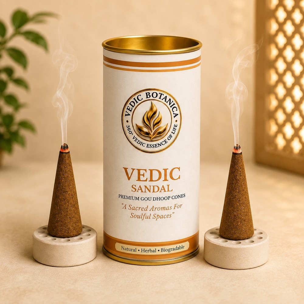 VEDIC Sandal Luxury Dhoop Cones