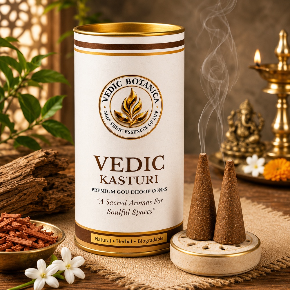 VEDIC Kasturi Luxury Dhoop Cones