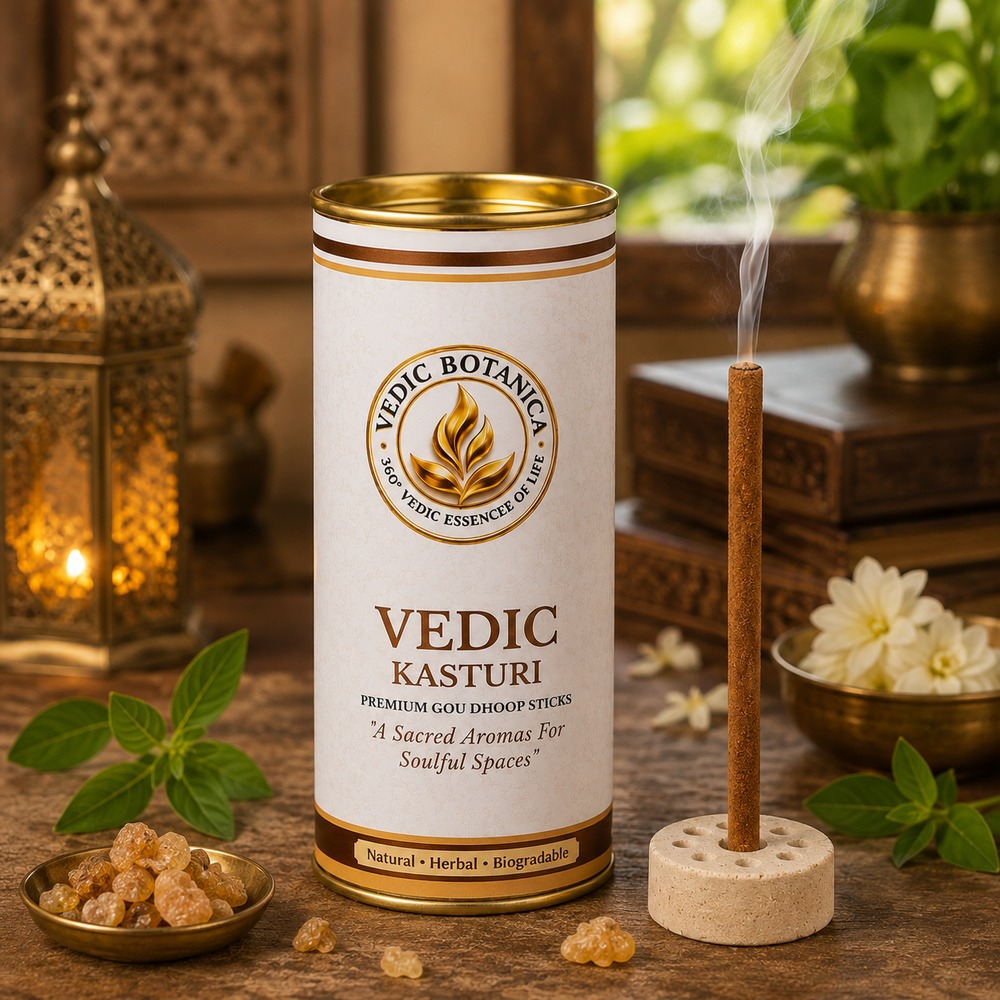 VEDIC Kasturi Luxury Bambooless Dhoop Sticks
