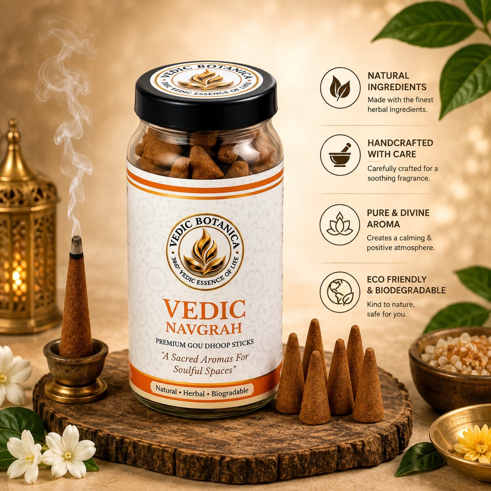 VEDIC Navgraha Bambooless Dhoop cones